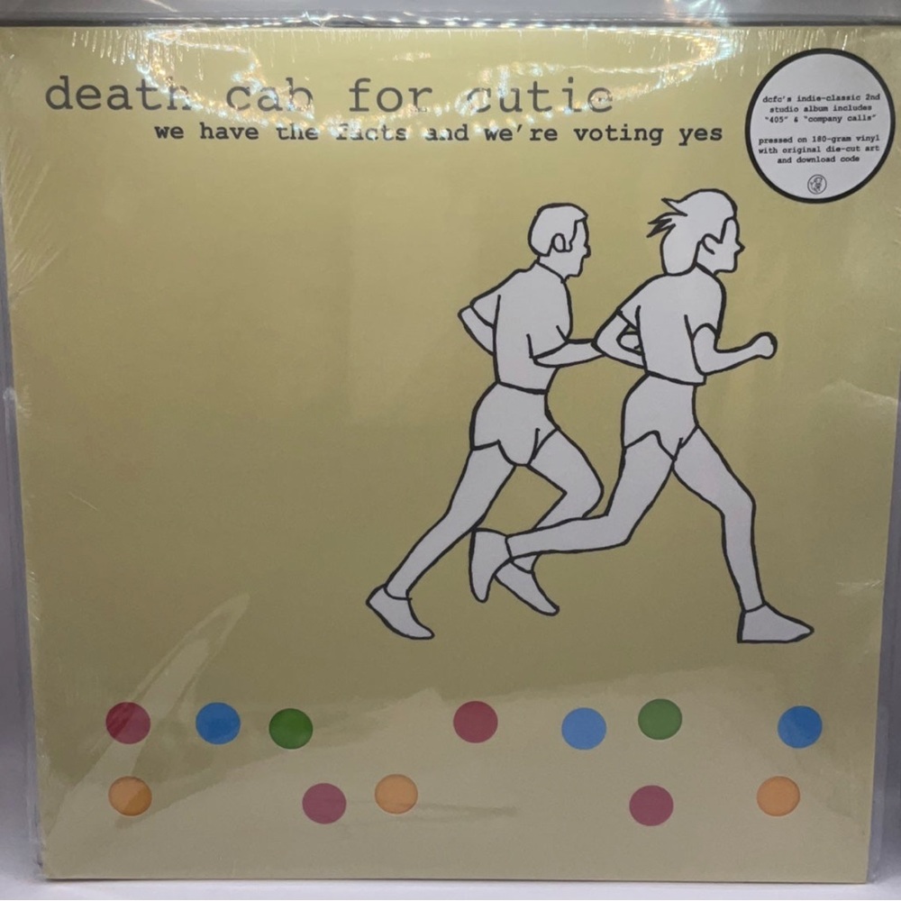 DEATH CAB FOR CUTIE - WE HAVE THE FACTS AND WERE VOTING YES NEW VINYL RECORD